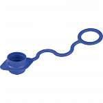 Hydraulic coupling plug - male - blue