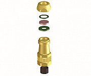 Adjustable nozzles for terraces or higher reach spraying – brass