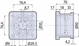 Flange AR/CMV