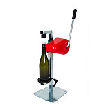 Bench capper for sparkling wine bottles