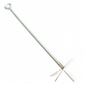Galvanized vineyard anchor