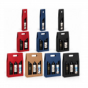 Cardboard packaging for bottles - colored