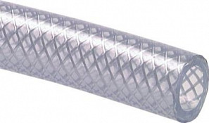 PVC hose reinforced with fabric