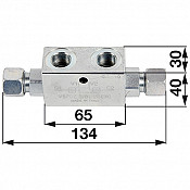 Hydraulic non-return valve 3/8