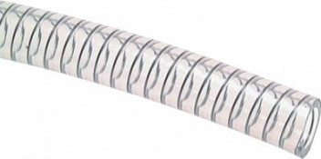 PVC hose with metal spiral