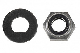 Safety nut with washer Löwe 6