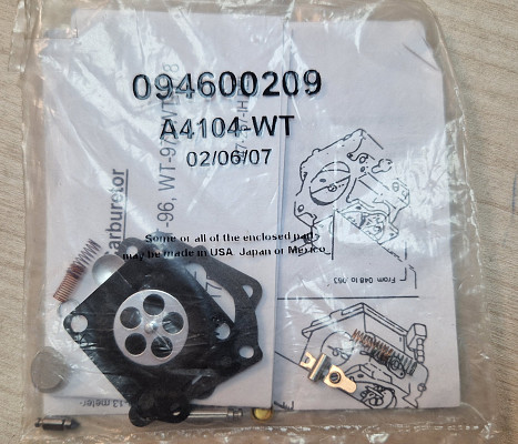 Carburetor gasket - complete