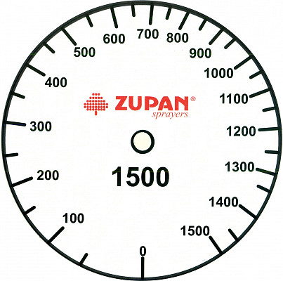 Sticker Tank level - round