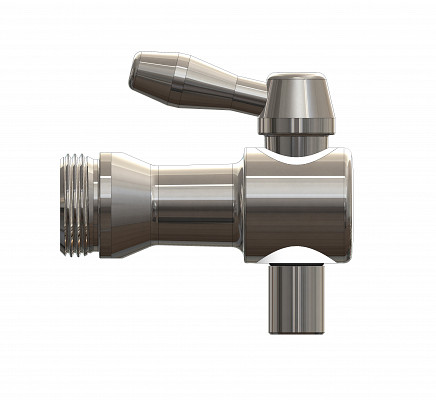 Inox Faucet with Outer Thread