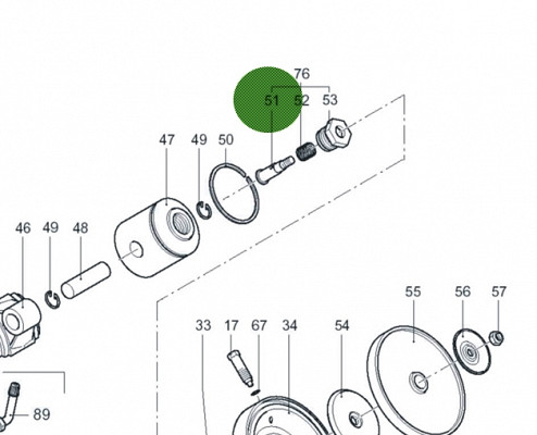 Diaphragm pin