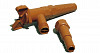Faucet/tap for wooden barrel brown 3/3