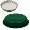 Crown caps D.26 green (10.000 pcs)
