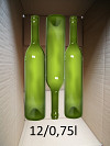 Bottle carton horizontally 12/0,75l