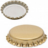 Crown caps D.26 gold (10.000 pcs)