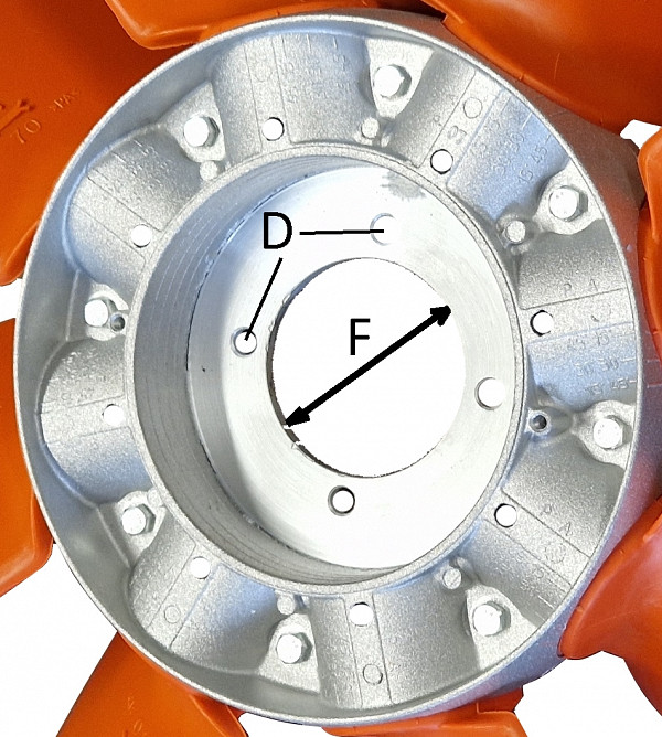 Ventilator D.600 –complet 