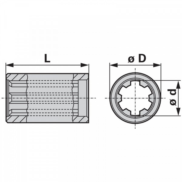 Cardan attachment