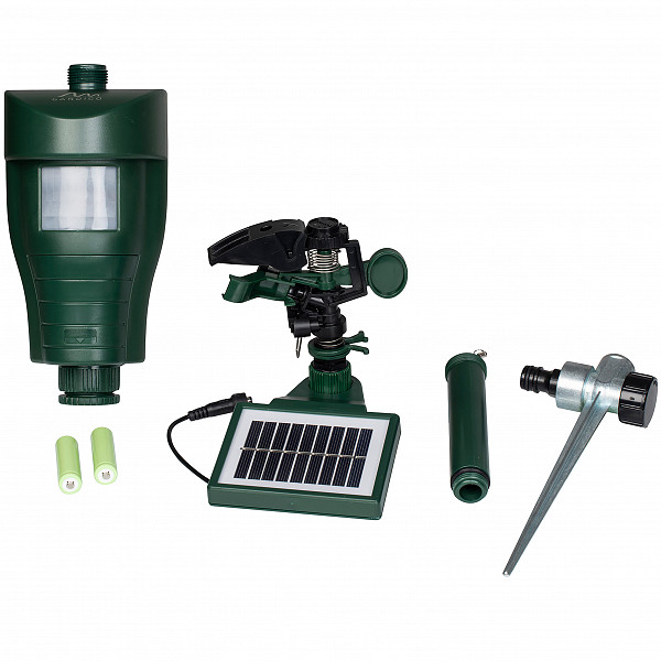 Solar-Powered Motion-Activated Water Sprinkler
