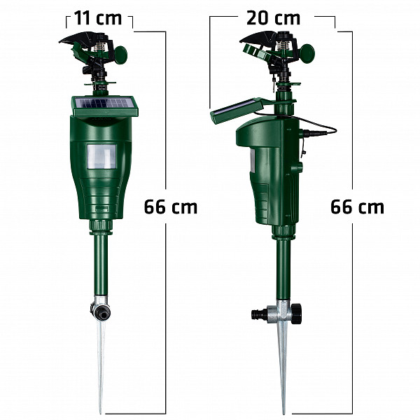 Solar-Powered Motion-Activated Water Sprinkler