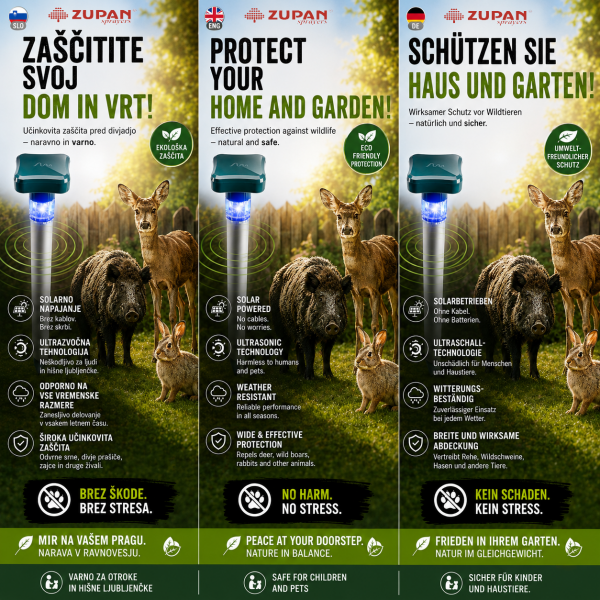 Deer & Wildlife Repeller 360°