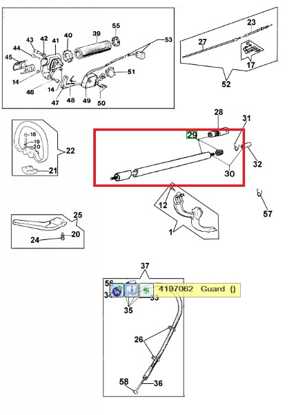 Mowers tube D.26