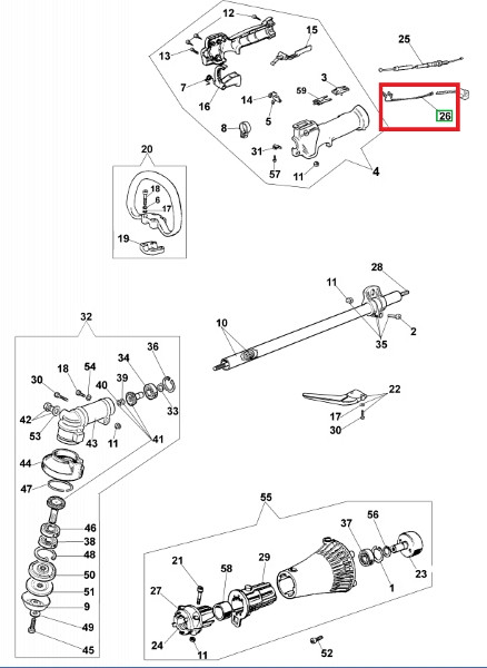 Electric cable 726