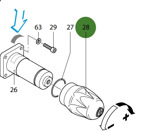 Adjustment knob