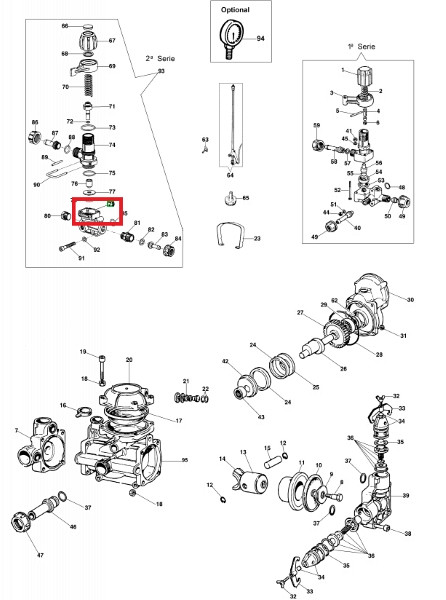 Regulator housing MC 20/20