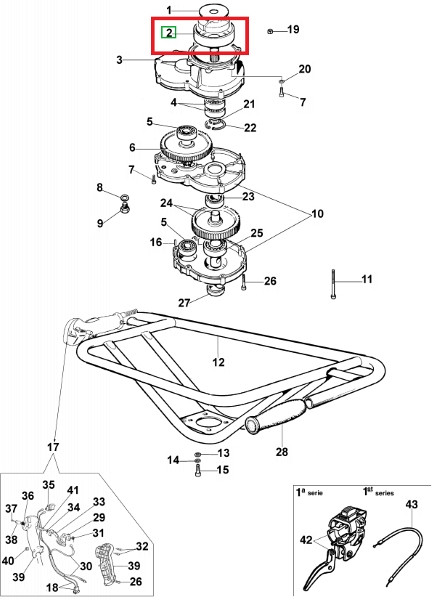 Throttle casing MTL 50