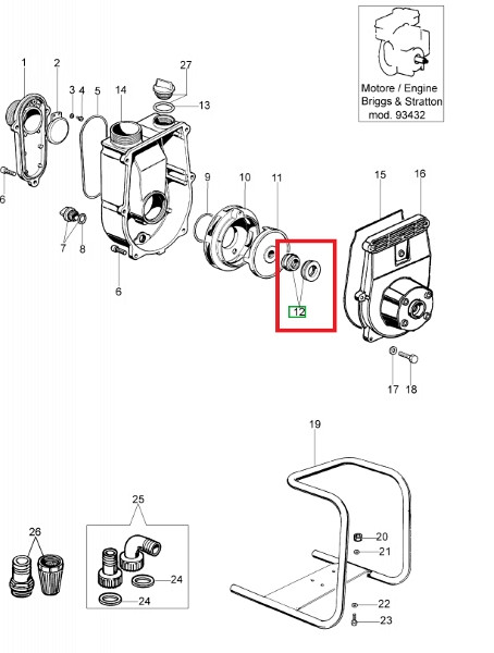 Axle seal  16x32x13