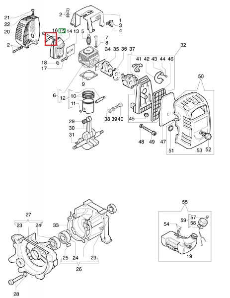 Exhaust washer 