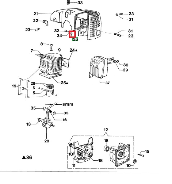 Washer for mower
