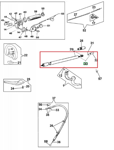 Mower drive shaft