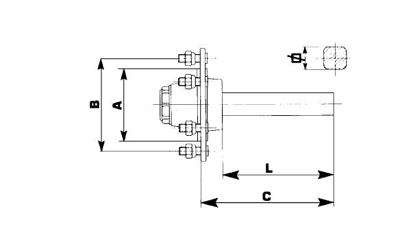 Semi axle F5