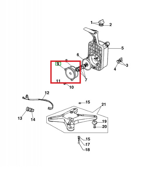 Pump flange