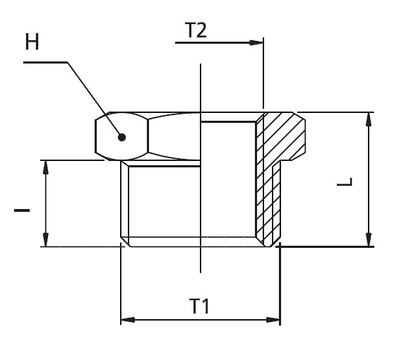 ½” to ¼” reduction