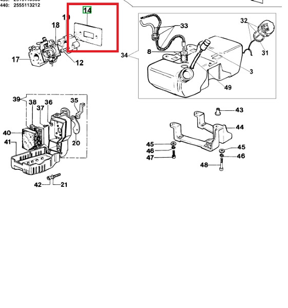 Mower gasket