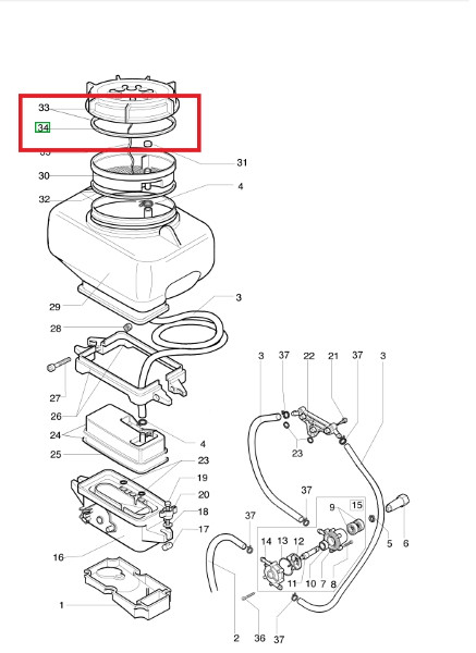 Lid seal AM 162