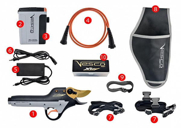 Vesco - professional battery shears X18.V