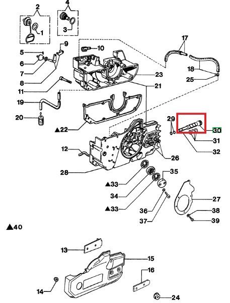 Oil pump screw