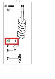 Drill screw D 100