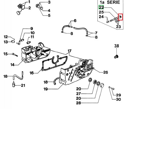 Chain screw