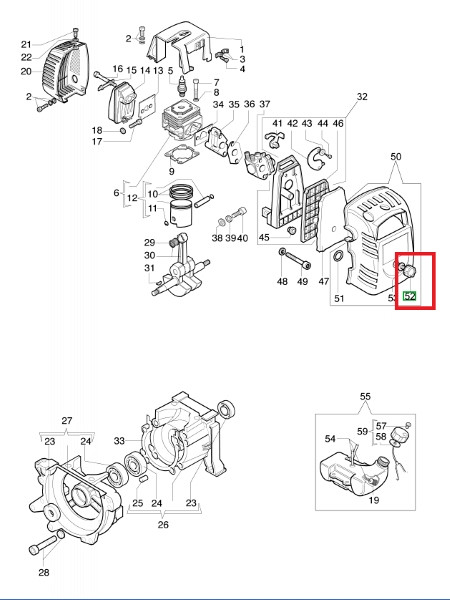 Air filter screw