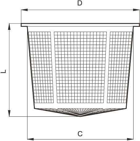 Basket filter - deep