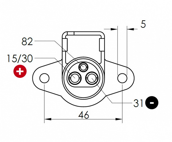 3 poles socket