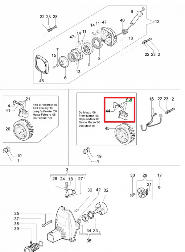 Ignition coil 453 BP