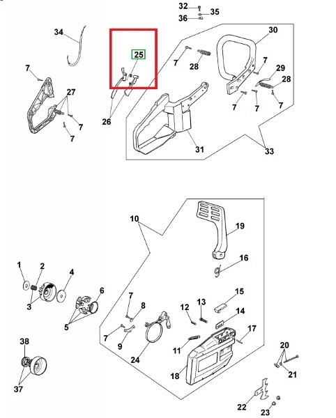 Throttle spring