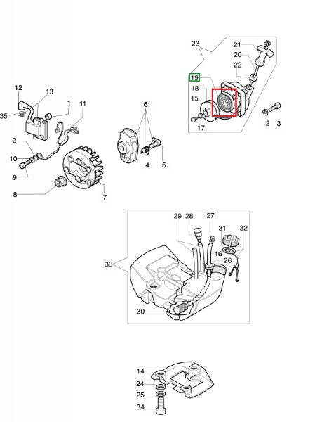 Ignition spring 725